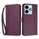 thumbnail image 3 of Funda Cartera Trébol para Xiaomi Poco M6 4G con Ranuras Tarjetas y Carga Inalámbrica Violeta, 3 of 6