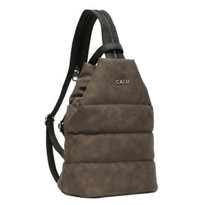 Calu Bags - Mochila Y Crossbody Amelie Pu Café Calu