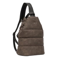 Calu Bags - Mochila Y Crossbody Amelie Pu Café Calu
