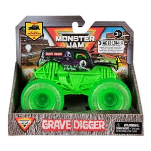 Vehículo Monster Jam Grave Digger 1:43 Con Luz