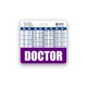 thumbnail image 1 of Identificador de Credencial Badge Buddy Scrubs and Stuff LLC Estándar Morado, 1 of 4