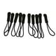 thumbnail image 3 of 10pcs Tiradores De Cremallera Reemplazo Tirador De Cordón Con Cremallera Slider Chaqueta Mochilas Negro, 3 of 4