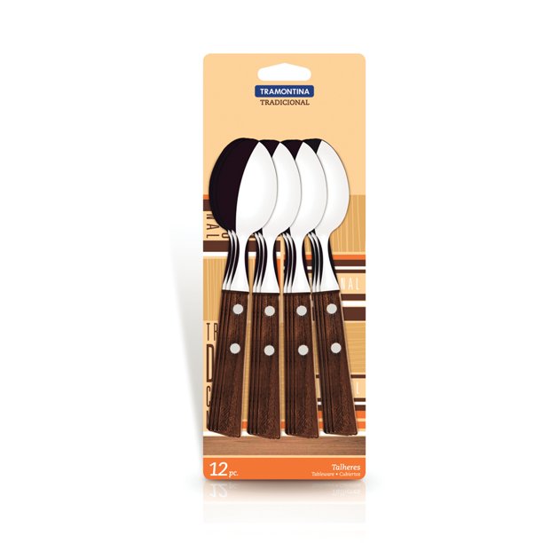 Set Cuchara Tradicional Madera X12un