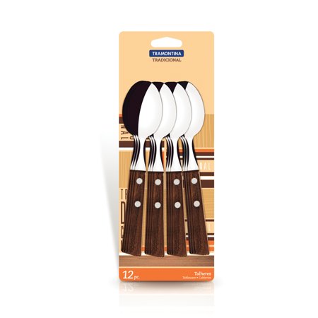 Set Cuchara Tradicional Madera X12Un