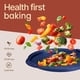thumbnail image 5 of Molde para pizza BAKKENMASTER de 33 cm, perforado, antiadherente, azul, 5 of 8