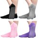 thumbnail image 1 of Xiao Hua 4 Pares de Pantuflas y Calcetines Antideslizantes con Partículas Antideslizantes, Adecuados para Salas de Estar, Dormitorios, Gris+negro+rosa+morado, 1 of 4