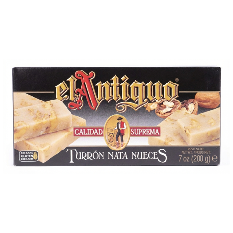 Turrón Nata Nueces El Antiguo 1 X 200 Gr