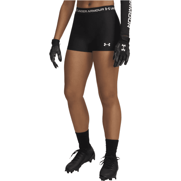 CALZA UNDER ARMOUR HEATGEAR SHORTY BLACK MUJER | 6010725-008 - Talla XS