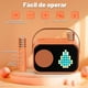 thumbnail image 2 of Parlante Karaoke, Parlante Bluetooth Portátil Con 15 Efectos de Animación y 2 Micrófonos Inalámbricos, D58O-T, 2 of 8
