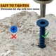 thumbnail image 2 of Tornillo para hormigón Allkeen 3/16 x 1 1/4 Torx T25 Ruspert 30 piezas, 2 of 3