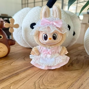 Genérico - Doll Clothes Labubu Para Muñecas De 17 Cm (Estilo H), Vestido, Diadema