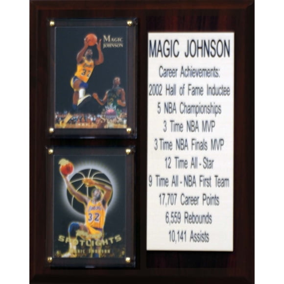 Placa C&I Collectables NBA Los Angeles Lakers Magic Johnson
