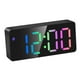 thumbnail image 2 of Reloj Despertador Digital Electrónico Espejo Reloj LED Para Al Lado Del Dormitorio Escuela Negro, 2 of 3