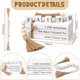 thumbnail image 2 of Libros Decorativos de Madera BABYQLO Blanco 7.28x4.92x3.54 cm, 2 of 3