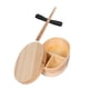 thumbnail image 5 of Fiambrera Estilo Japonés Bento Box De Madera Con Palillos Con Correa Para Fijar Talla L, 5 of 5