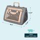 thumbnail image 3 of SportPet Designs Foldable Travel Cat Carrier Front Door Plastic, 3 of 3