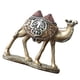 thumbnail image 5 of Estatua De Camello, Obra De Arte, Regalo Delicado, Decoración De Mesa Para La Oficina, El Hogar, Estantería Derecha, 5 of 5