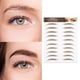 thumbnail image 4 of Tatuaje de cejas simulado de Unique Bargains para mujeres 1 pieza puntiaguda, marrón, 4 of 5