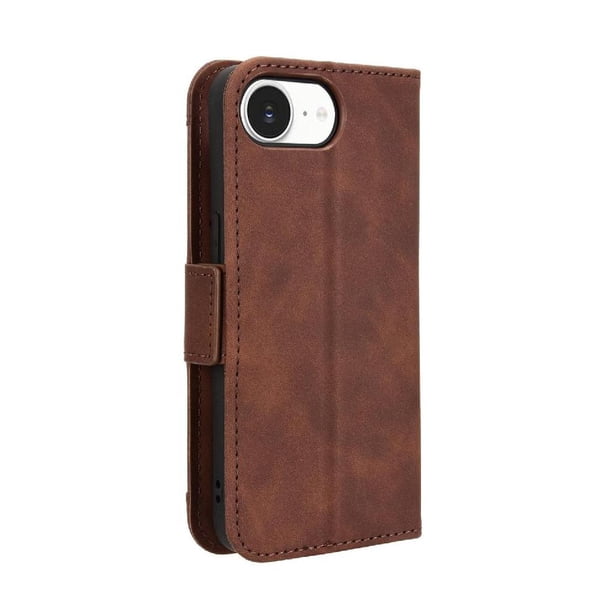 Funda Tipo Billetera FOXDOCK para iPhone 16E – Tapa Flip con Tarjetero