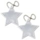 thumbnail image 1 of Reflector de seguridad funflector Estrella blanco - paquete de 2, 1 of 7