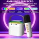 thumbnail image 5 of Parlante Bluetooth Con Luces + 2 Micrófonos Inalámbricos blanco, 5 of 5