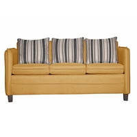 Ruzam Mobel - Sofá 3 Cuerpos Barcelona Mostaza