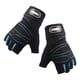 thumbnail image 4 of Guantes Sin Dedos De Ciclismo Guantes Deportivos De Medio Dedo Negro + Azul Claro XL, 4 of 5