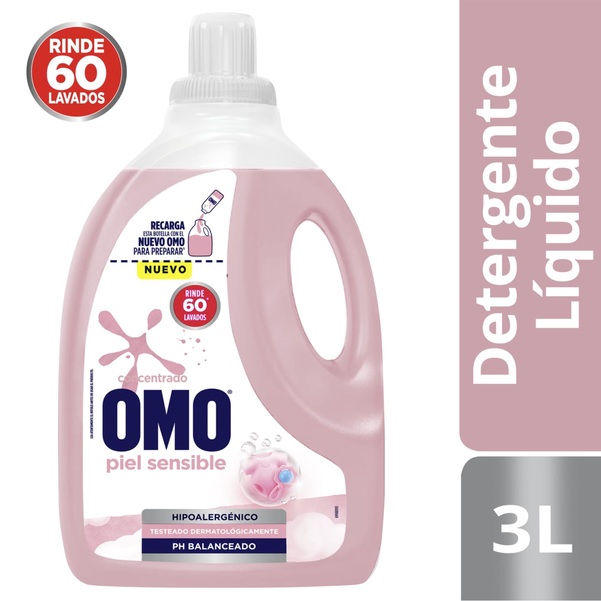 Detergente Líquido Piel Sensible Ultra Power Botella 3 L Omo
