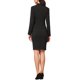 thumbnail image 3 of INSPIRE CHIC Conjunto de Traje de 2 Piezas para Mujeres Trabajo Manga Larga Solapa con Muesca Traje Formal de Oficina con Falda S Negro, 3 of 6