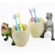 thumbnail image 5 of Porta cepillos de dientes FlidRunest 2 unidades Dino verde y naranja, 5 of 5