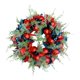 thumbnail image 3 of Guirnalda Colgante De Pared De Guirnalda De Flores De Navidad De 50 Cm Para Jardín De Oficina De Vacaciones Rojo, 3 of 5