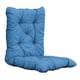 thumbnail image 4 of Cojín Del Sillón Cojín Copetudo Suave Al Aire Libre Mecedora Chaise Pad Azul, 4 of 5