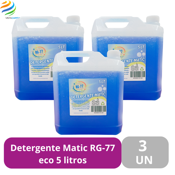 Detergente Matic RG-77 eco 5 litros 3 Unidades
