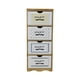 thumbnail image 1 of Cajonera Organizador Slough 4 Cajones Blanco Madera, 1 of 2