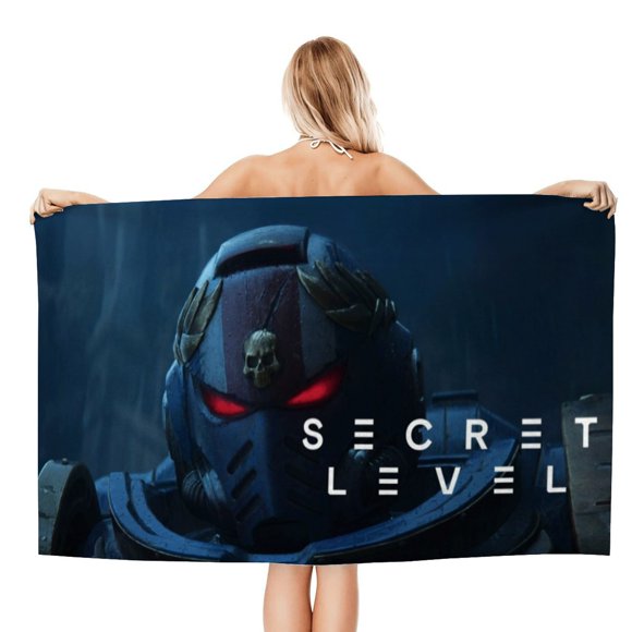 Secret Level Toalla de playa de secado rápido con diseño temático, regalo para mujeres y niñas, ideal para cumpleaños, fans, amantes de la música, uso en la playa o al aire libre, 78 × 160 cm
