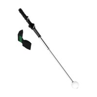 Magideal - Golf Swing Entrenador De Golf Golf Stick Retráctil Ayuda De Entrenamiento Antideslizante Portátil Retráctil Con Banda De Brazo Para La Velocidad De Eq Banda Verde Negra