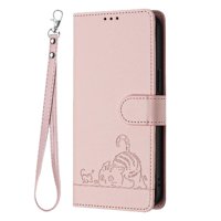 Funda Tipo Cartera Foxdock Para Xiaomi Poco M5 4G Con Soporte, Ranuras, Rfid, Diseño De Gato