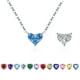 thumbnail image 1 of Colgante con colgante de corazón de plata de ley, 1 of 6