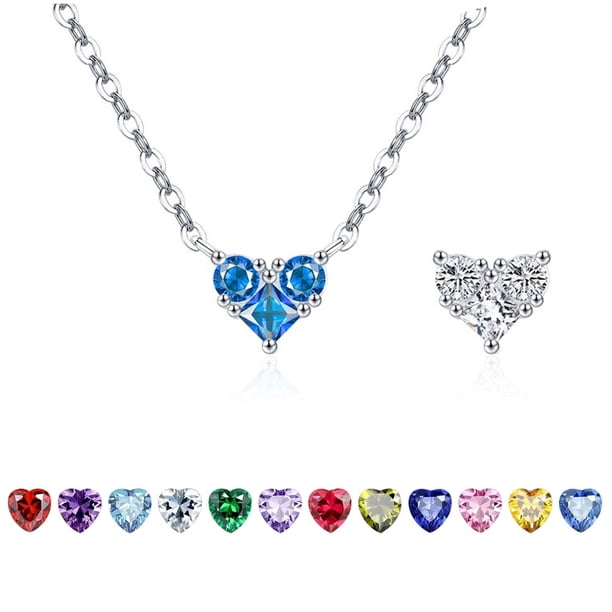 Colgante con colgante de corazón de plata de ley