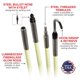 thumbnail image 2 of Kit de varillas luminosas Jameson 7S-718T de fibra de vidrio 3,2 cm x 3,2 m, 2 of 9