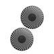 thumbnail image 5 of Generic Coche Aire Acondicionado Parabrisas Universal 2 Piezas Para Coche Camión Redondo, 5 of 5