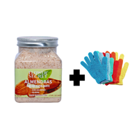 Flower Secret - Crema Exfoliante Almendra 500 Grs +Guante Masajeador