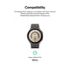 thumbnail image 2 of Funda Ringke Bezel Styling de acero inoxidable para Samsung Galaxy Watch 5 Pro 45 mm, color negro, 2 of 9