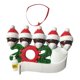 thumbnail image 5 of 2020 árbol De Navidad DIY Adorno Colgante Navidad Negro Miembro De La Familia De 5, 5 of 5