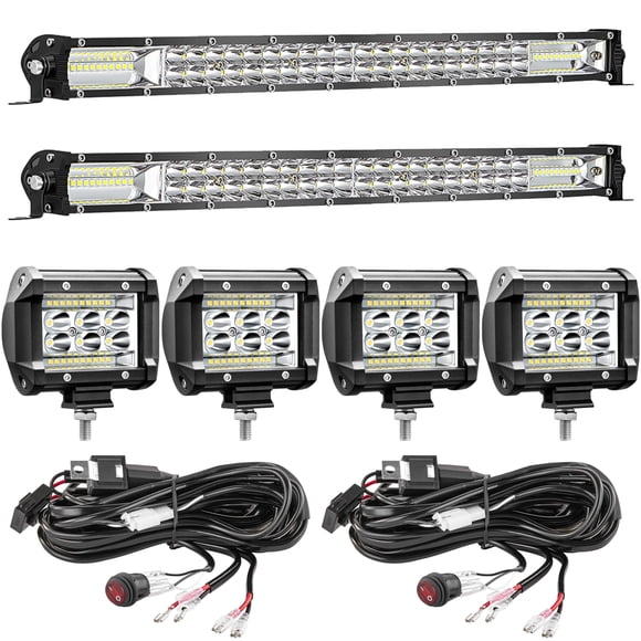 Kit de barras de luz LED SAN YOUNG (2) 50 cm + (4) 10 cm 12 V/24 V