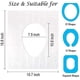 thumbnail image 2 of Cubiertas Desechables para Asiento de Inodoro NEAGLORY Paquete de 100 Impermeables, 2 of 5
