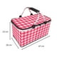 thumbnail image 4 of Bolso Termico Plegable Cuadros Rojos Cooler Canasta Picnic, 4 of 8
