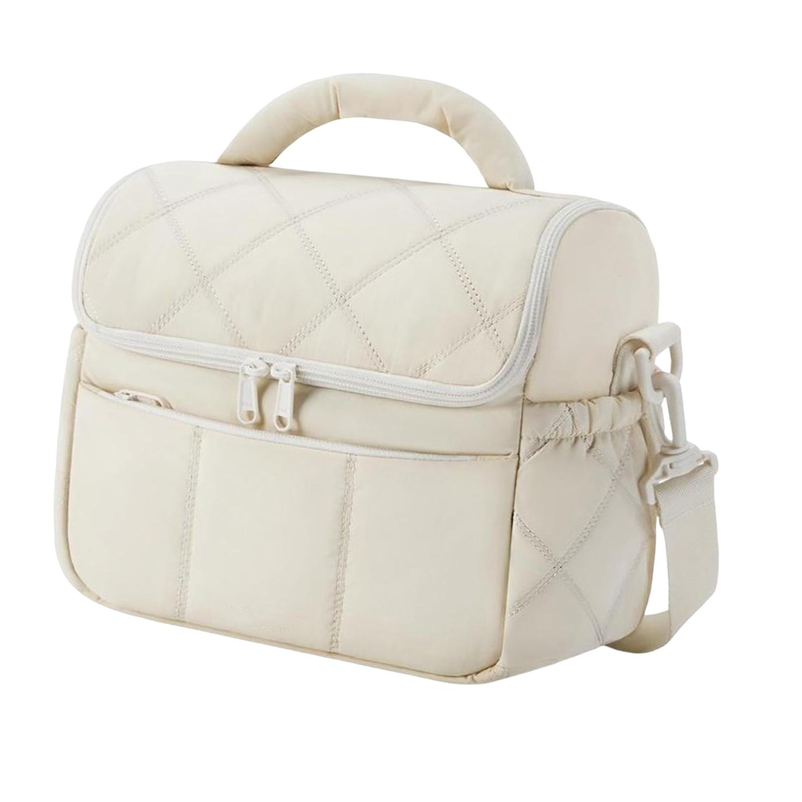 Bothyi - Bolsa Térmica Térmica Para Comida, Almuerzo, Para La Oficina, Senderismo, Viajes, Color Beige