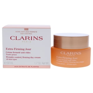 Clarins - Crema De Día Extra Reafirmante Para El Control De Arrugas - Todo Tipo De Piel De Para Unisex - Crema De Día De 1,7 Oz