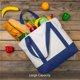 thumbnail image 4 of Bolso tote de lona TOPDesign 53 x 38 x 15 cm con bolsillo exterior, 4 of 7